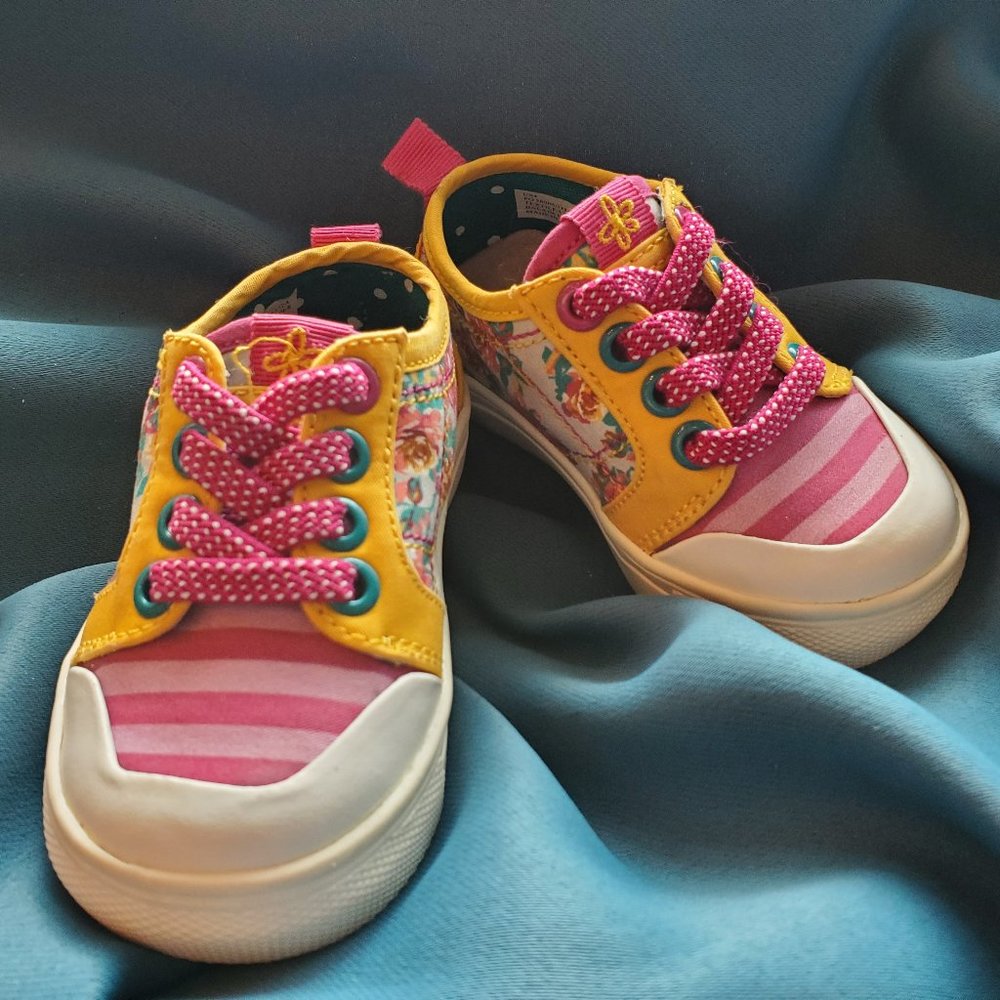 Matilda Jane Toddler Size 4 Foot Race Sneaker Moments With You 28372A